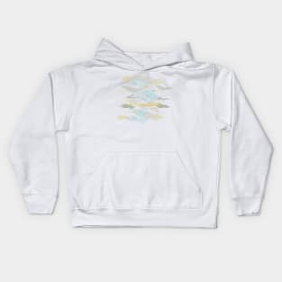 Leaves and waves Kids Hoodie